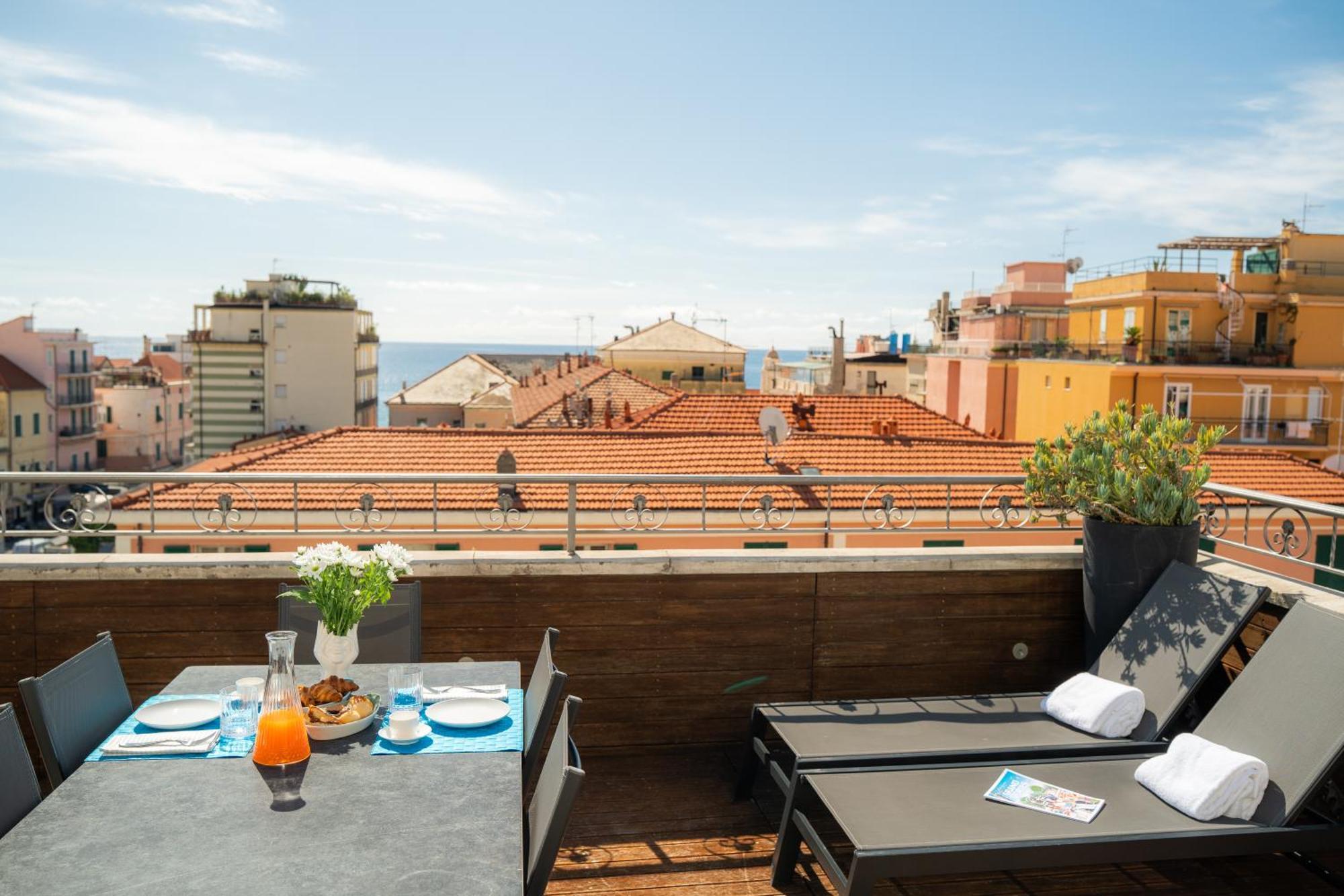 Penthouse-Apartment mit Terrasse