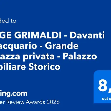Doge Grimaldi - Davanti All'Acquario - Grande Terrazza Privata - Palazzo Nobiliare Storico-3