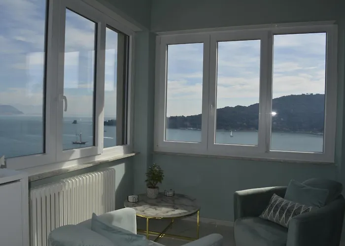 Haustierfreundliches Casemaggi Attico Sul Mare, Penthouse On The Sea Porto Venere