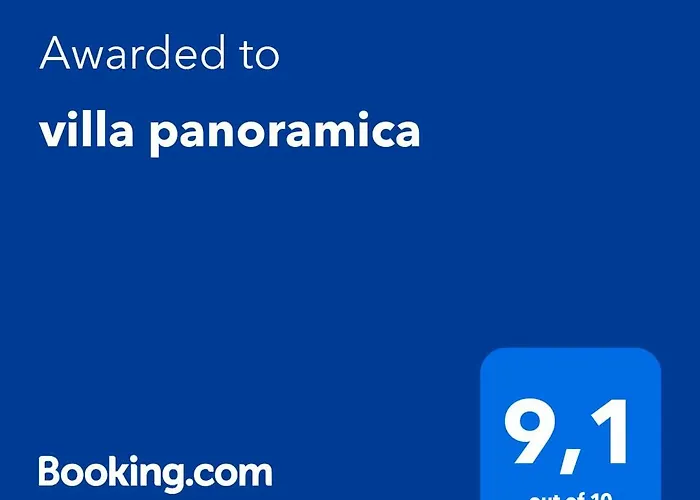villa panoramica Lavagna con Piscina