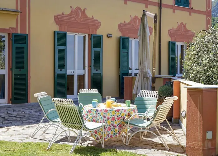 Villa Aurora Relax Con Vista Mare E Piscina Camogli