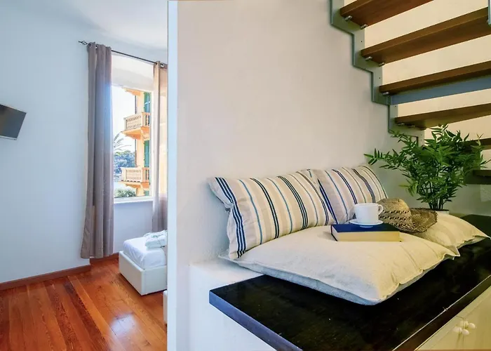 Haustierfreundliches Butterfly Apartment Rapallo